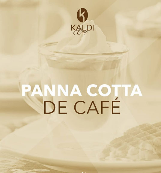 Panna cotta de café